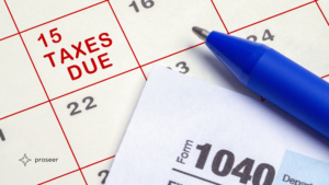 Taxes due. Penalties and interest on late filings or late payments.